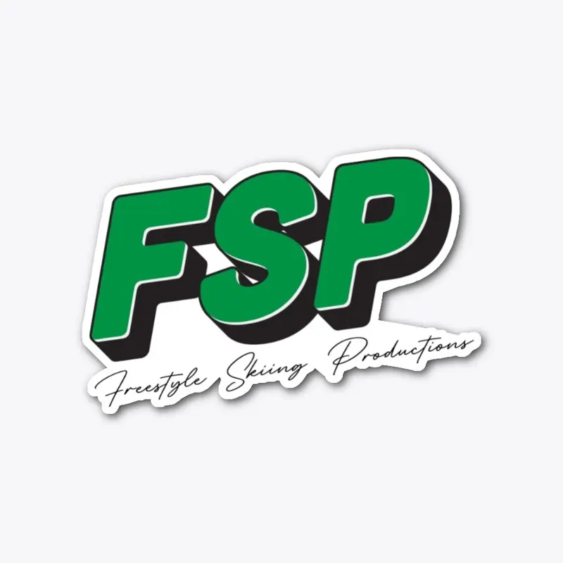 F.S.P Logo Sticker Green 