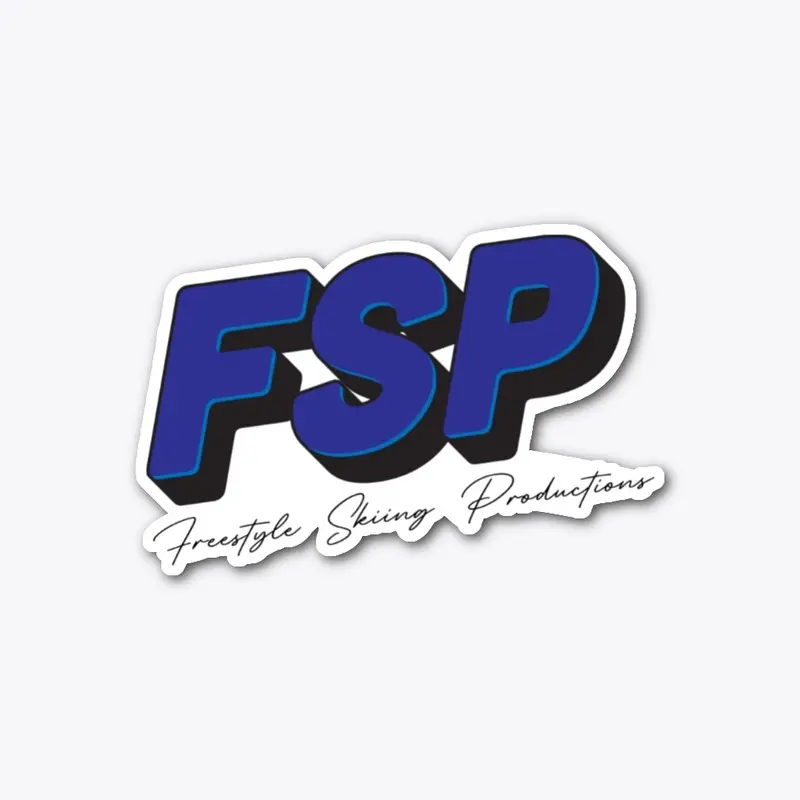 F.S.P Logo Sticker Blue