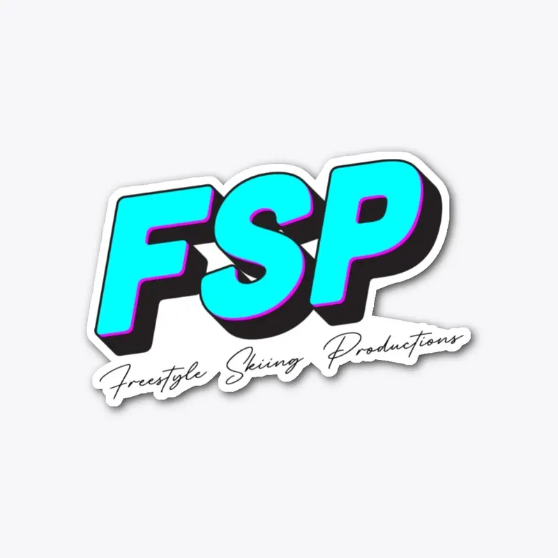 F.S.P Logo Sticker Neon 